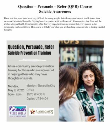 Suicide Awareness Training